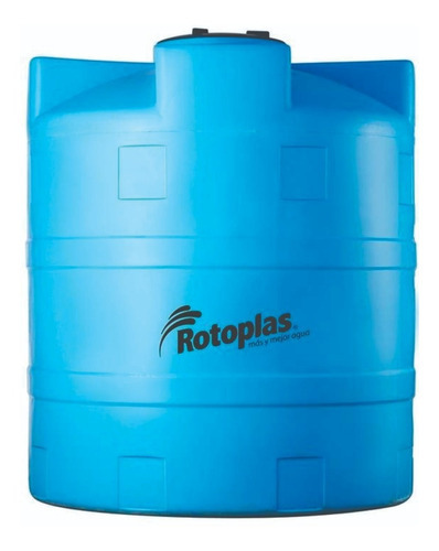 Tanque Cisterna Rotoplas 2800 L C/kit Todo Equipado 195x155c Color Azul