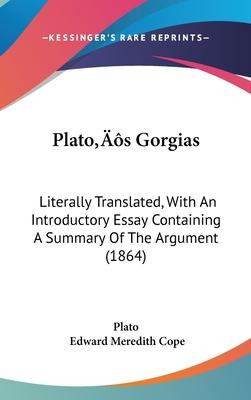 Libro Plato's Gorgias : Literally Translated, With An Int...