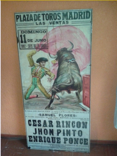 Cartel Plaza Toros Madrid Las Ventas Original