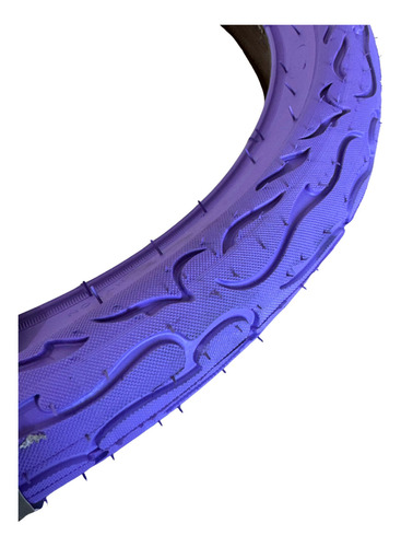 Pneu Bike Aro 20 X 2.125 Dsi Flame Fire Balão Bmx Colorido Cor Roxo