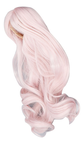 Peluca De Muñeca Central Parting, Larga, Rizada, Suave, De S