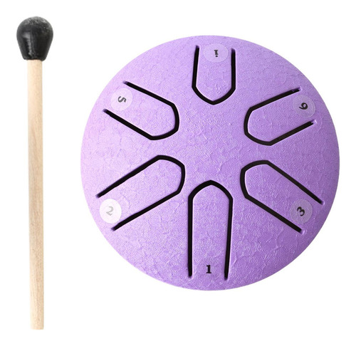 Steel Tongue Drum Ethereal Drum 3 Pulgadas 6 Hand Pan Para