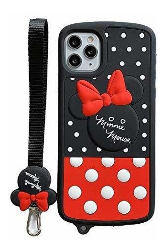 Estuche Para iPhone 12 Pro Diseño Lunar Minnie Mouse Suave