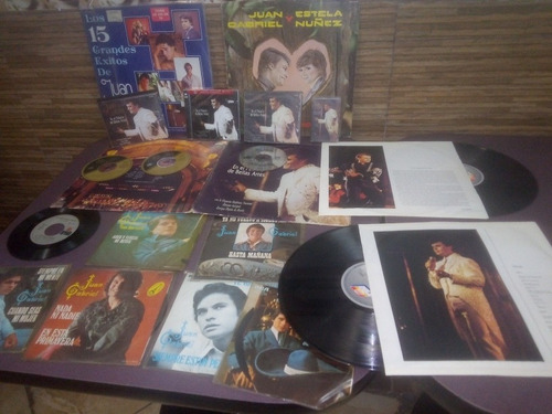 Juan Gabriel ,lps, Cassette, Cd,lote De 14 ,