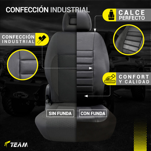 Funda Cubre Asiento Cuero Peugeot 208, 2023/- Asiento Ent.