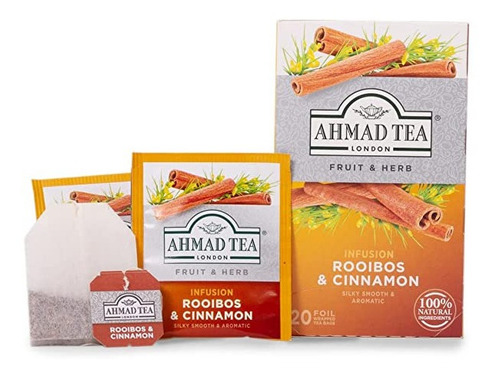 Tea Ahmad Pack 40s Inf. Rooibos & Cinnamon