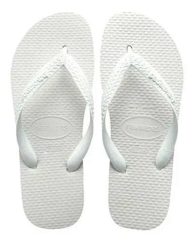 Ojotas Havaianas Color Blanco Hombre Mujer Original