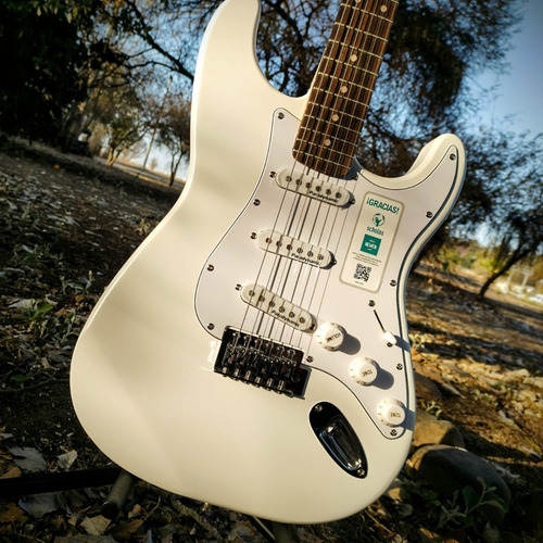 Imagen 3 de 10 de Guitarra Eléctrica Newen St White