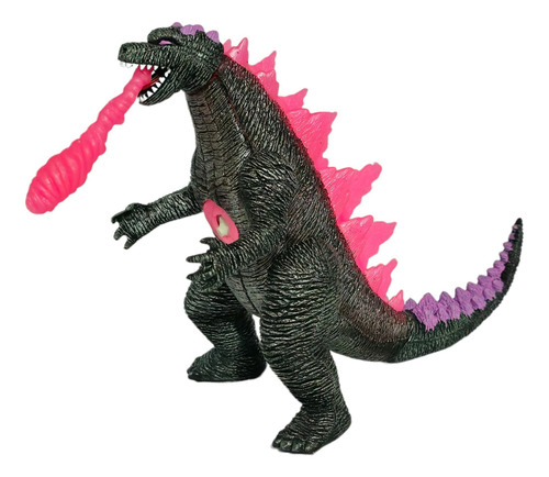 Figura Juguete Rosa Monstruo Godzilla