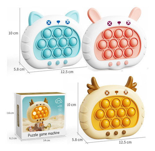 Máquina Juego Descompresión, Consola Juegos Pop Quick Push