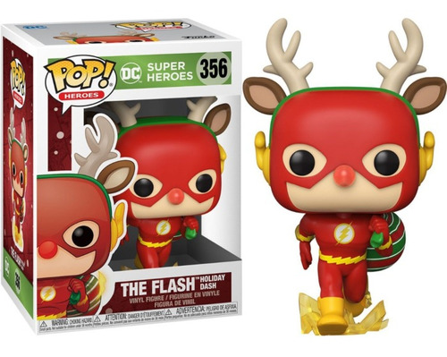 Funko Pop! Heroes: / Dc Holiday- Rudolph Flash 356
