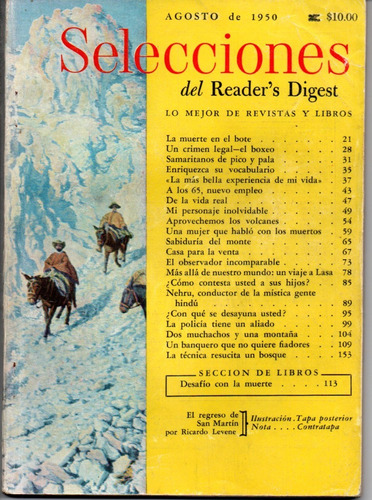 Selecciones Del Reader´s Digest Nº117 Agosto 1950