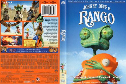 Rango Johnny Depp Película Dvd (Usado)