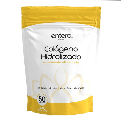 Colágeno Hidrolizado Entera Pharma 500g Colageno En Polvo Sin Sabor