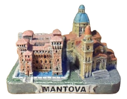 Miniatura De Monumentos Da Cidade De Mantova - Itália