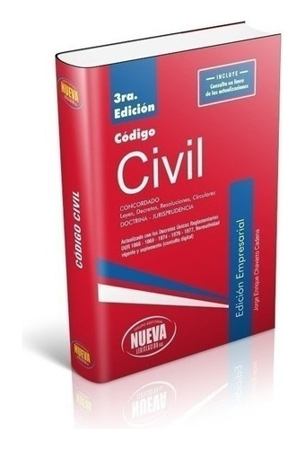 Libro Codigo Civil 3era Edicion