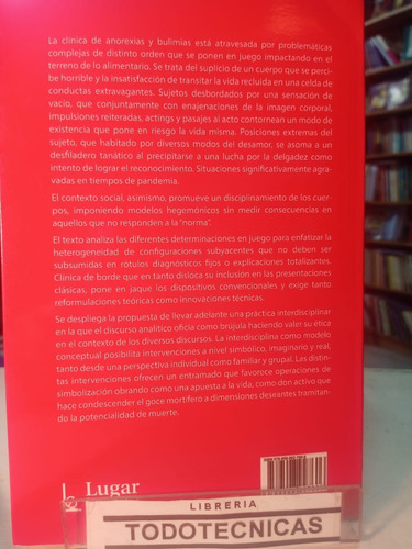 Imagen 2 de 4 de Anorexias Y Bulimias - Clinica Del Desamor -liliana Mato -LG