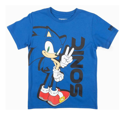 Polera Sonic, Diferentes Tallas Infantiles