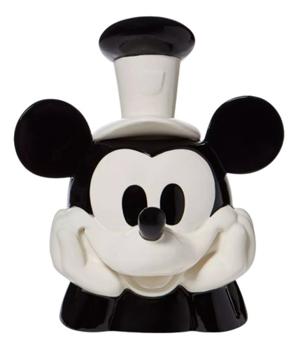 Pote De Biscoitos Do Mickey Mouse - Steamboat Willie