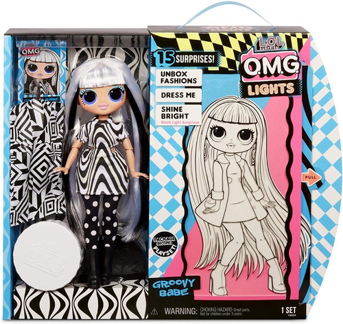 Imagen 6 de 6 de Muñeca Lol Omg Surprise 15 Sorpresas Lights Groovy Original