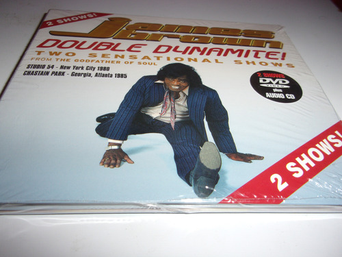 Dvd + Cd James Brown Double Dynamite Nuevo Europe L58