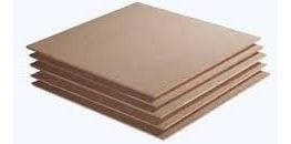 45 Placas Mdf Cru 3mm 21x29,7cm + Caixa Mdf Cru