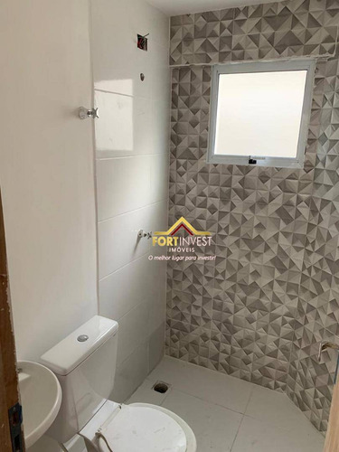 Imagem 3 de 7 de Casa Com 2 Dormitórios À Venda, 55 M² Por R$ 190.000,00 - Maracanã - Praia Grande/sp - Ca0496
