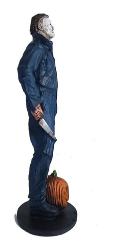 Boneco Halloween Michael Myer Colecionável Estátua De Resina