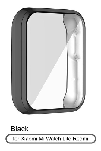 Carcasa De Tpu Para Xiaomi Mi Watch Lite Redmi - Black