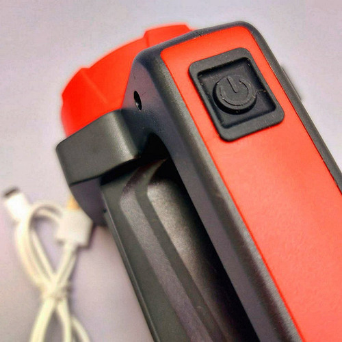 Linterna Y Powerbank De Mano Solar, Recargable Y Tres Modos