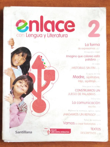 Enlace Con Lengua Y Literatura 2 / Santillana