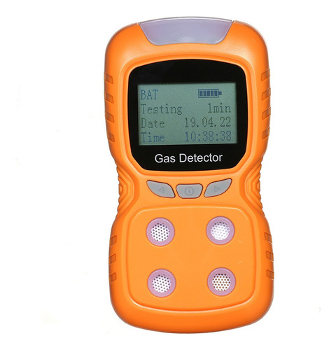 4 En 1 Detector De Gas Co Monitor Digital Portátil Gas Tóxic