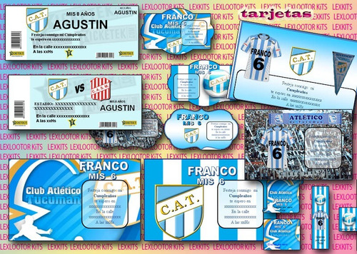 Kit Imprimible Candy Bar Atletico De Tucuman Futbol
