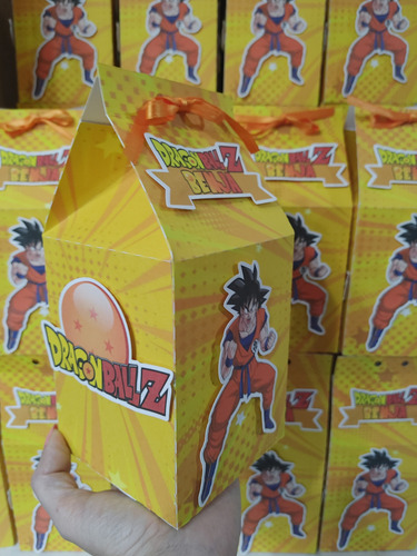 Caja Milkbox 3d Gde Dragon Ball Z/super Souvenir X10