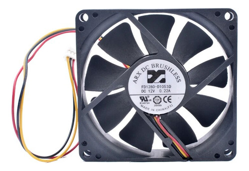 Fd1280-d1053d 8cm 80mm 80x80x20mm Dc12v 0.22a Ventilador De