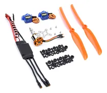 Comprar Motor Sin Escobillas Rc Akv + 30a Esc + Servos Sg90 + Hélice