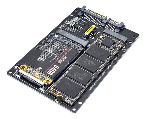 Tarjeta Adaptadora Ngff+msata A Sata3.0+cable Usb A M2