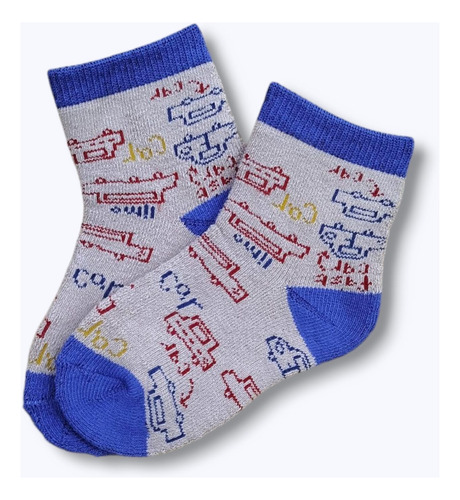 Pack 12 Calcetines Gruesos Con Toalla Invierno Niño Y Niña