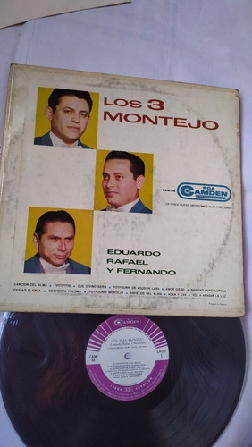 Los 3 Montejo Canción Del Alma Disco De Vinil Original 