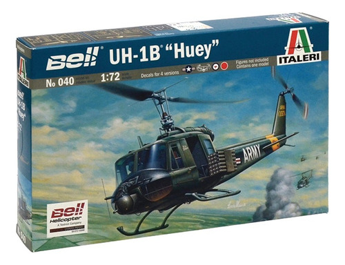 Helicóptero Uh-1b Huey Iroquois - 1/72 Italeri 0040