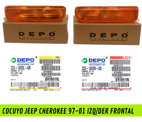 Cocuyo Jeep Cherokee 97-01 Izq/der Frontal Depo Original