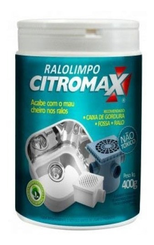 Acabe Com O Mau Cheiro Nos Ralos Com Ralo Limpo Citromax 70g