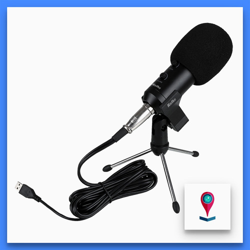 Micrófono Kolke KPI-271 Condensador Unidireccional color negro