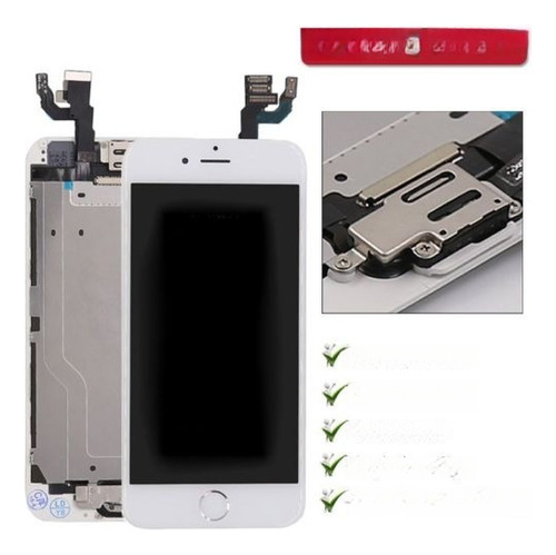 Blanco Para El iPhone 6 4,7  Pantalla Lcd Táctil Pantalla Re