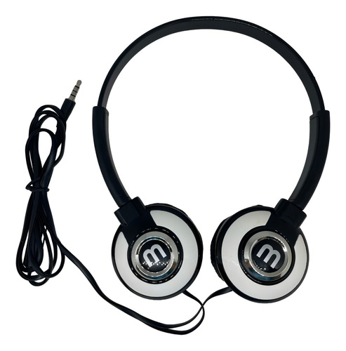 Fone Headphone Estéreo Com Microfone E Fio Cor Preto