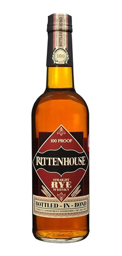Whisky Bourbon Rittenhouse Straight Rye Bib Whiskey Kentucky