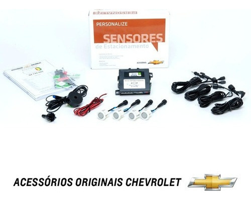 Kit Sensor Estacionamento Ré Original Gm Onix