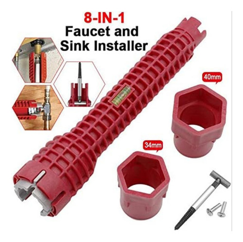 Herramienta Multifuncional Para Tuercas, Grifos, Lavabo, Bañ