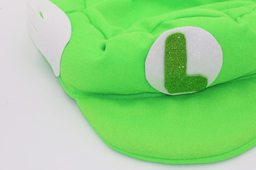 Gorro Luigi Y Mario Bros Par Pelicula 2 Pz Color Verde