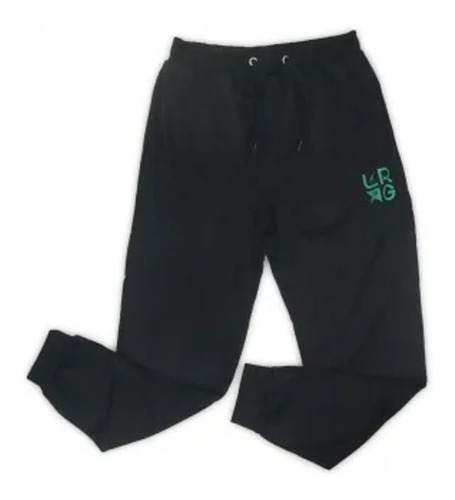 Calça Moletom Lrg Skate Stacked Preto Original C/nf